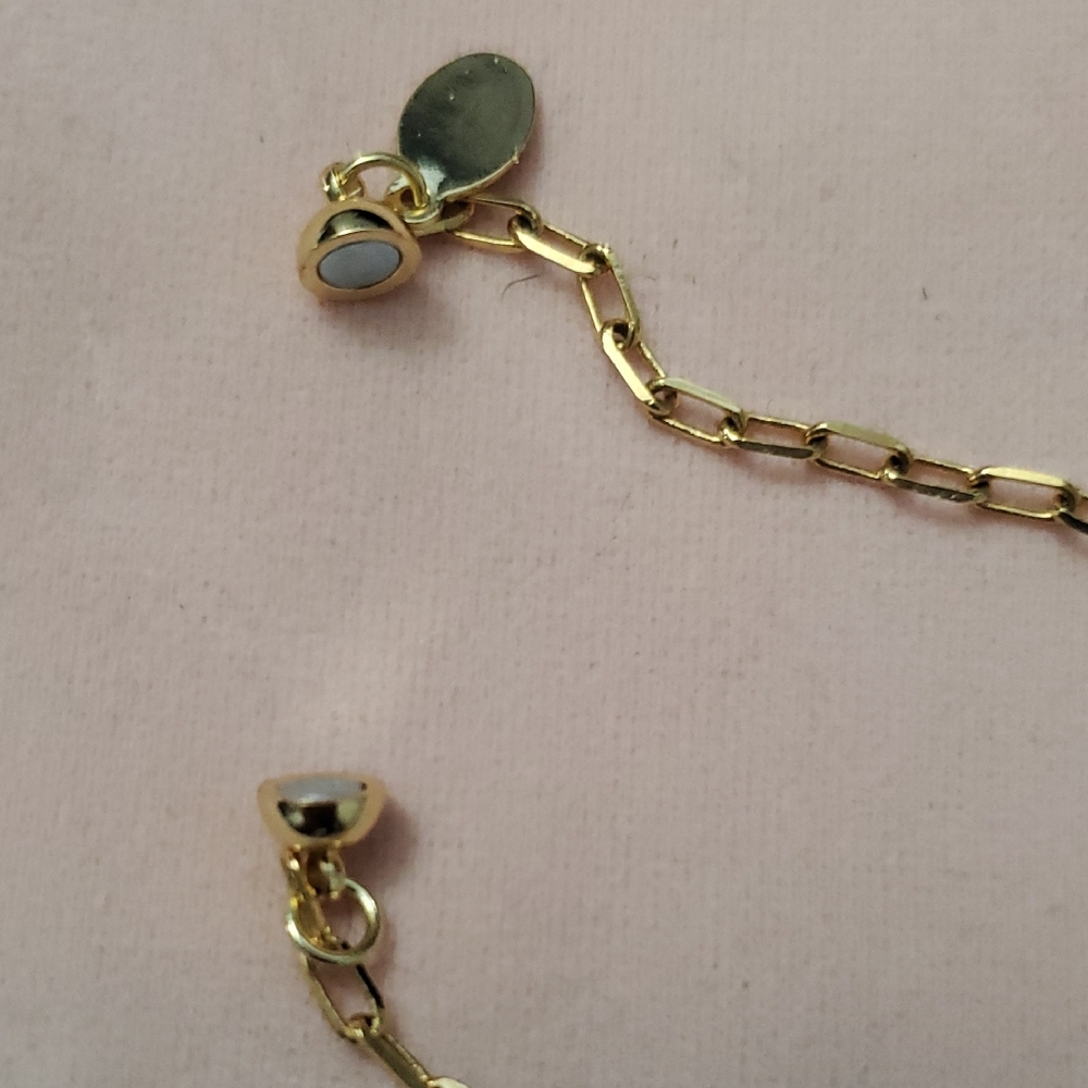Melania Clara Gold Necklace and with Multicolored Gems And Extra Gems - Picture 6 of 9